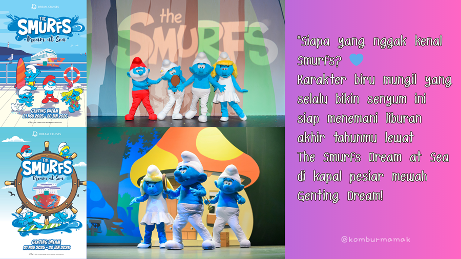 Smurf Show Genting DreamCruises